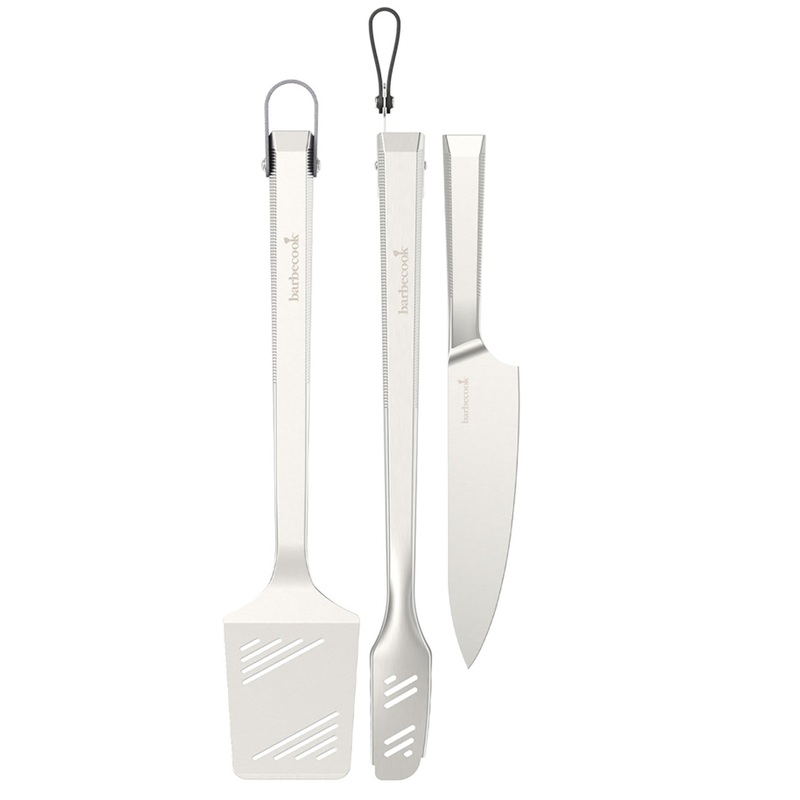 Premium set with spatula, knife and tongs