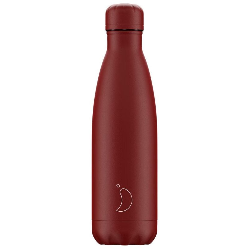 Chilly's Bottle Matte All Red 500ml