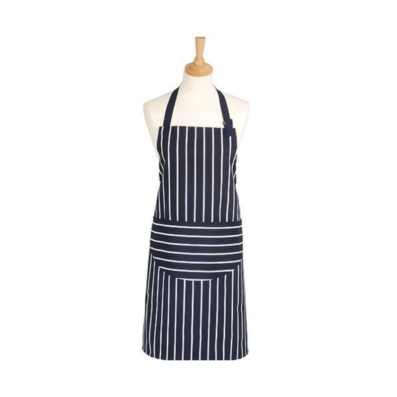 Dexam Butchers Stripe Navy Apron PVC