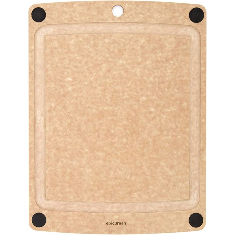 Epicurean Chopping Board Natural + Feet 9in x 6in