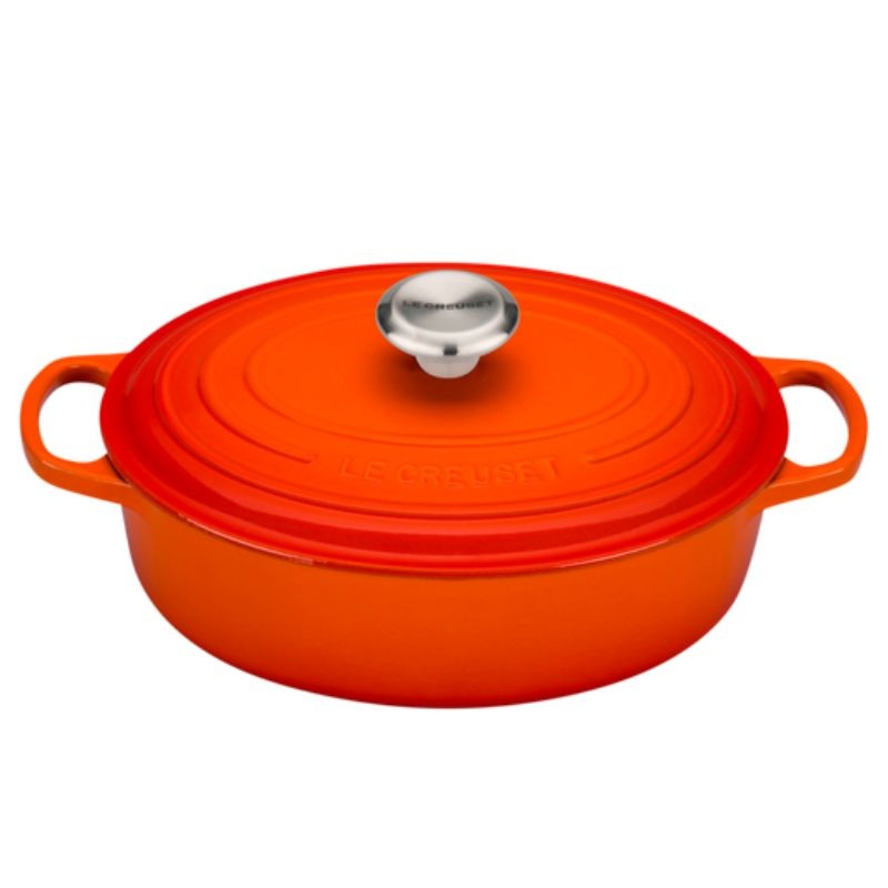 Le Creuset Cast Iron Shallow Casserole Oval 27cm