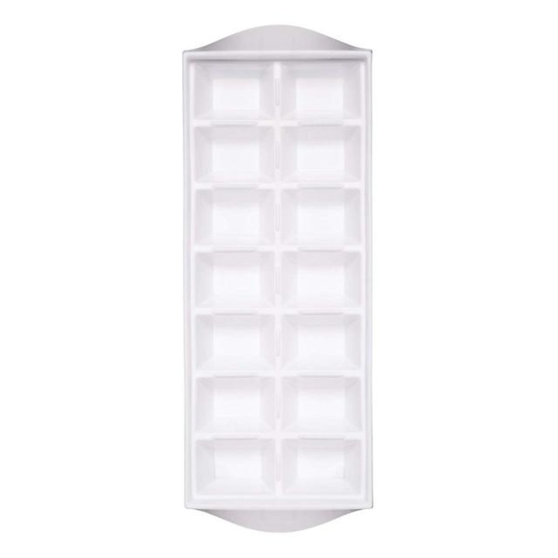 KC Ice Cube Tray White Plastic Flexi