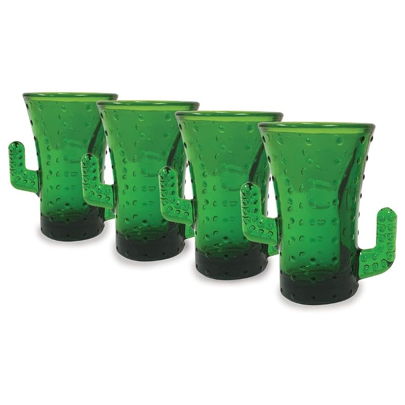 Bar Bespoke Cactus Shot Glasses (Pack of 4)