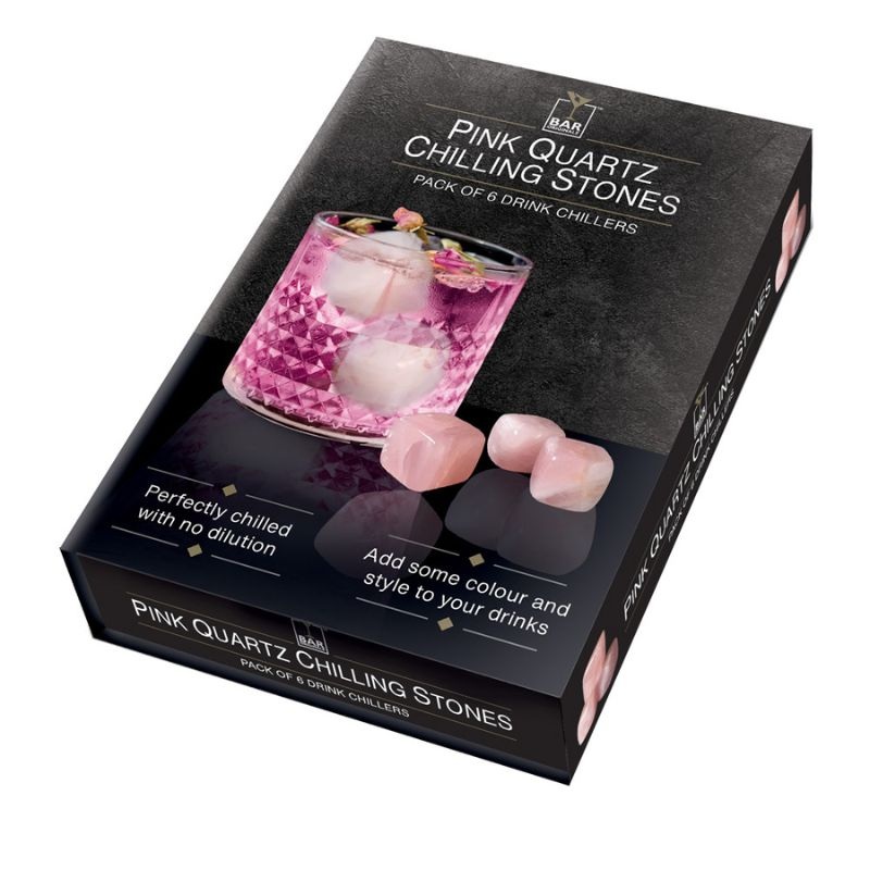 Bar Originale Pink Quartz Chilling Stones (Pack of 6)