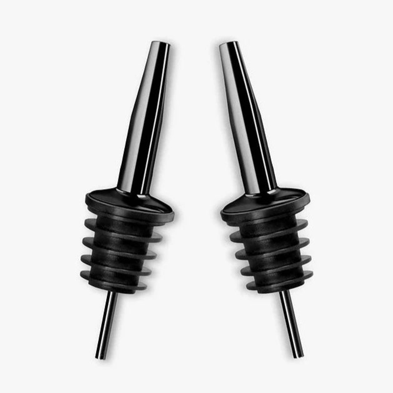 Final Touch Bottle Pourers Black / Chrome