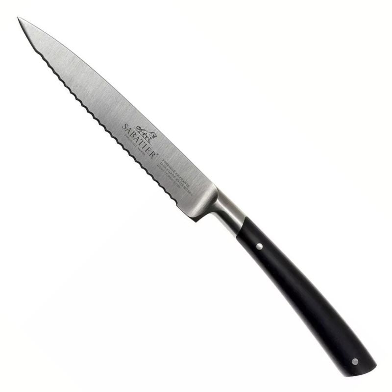 Lion Sabatier Edonist Serrated Utility Knife Black 12cm