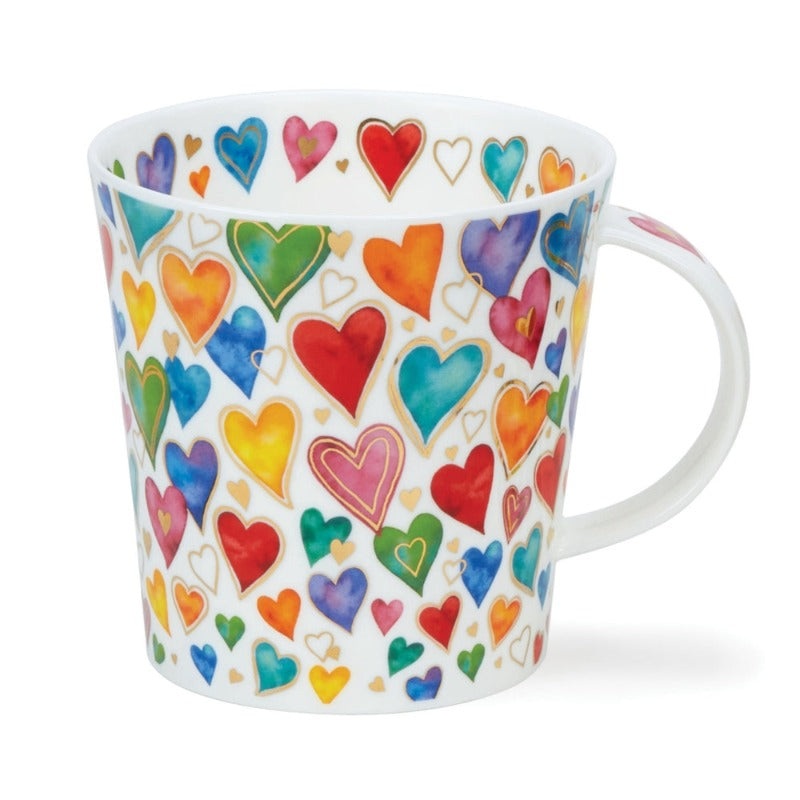 Dunoon Cairngorm Dazzle Hearts Mug