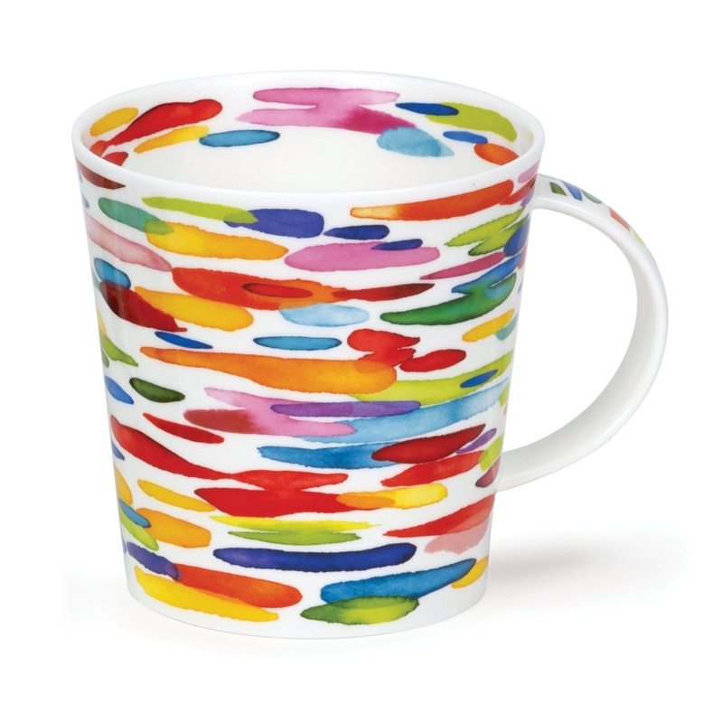 Dunoon Lomond Slap Dash Red Mug