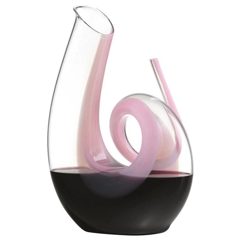 Riedel Decanter Curly Pink