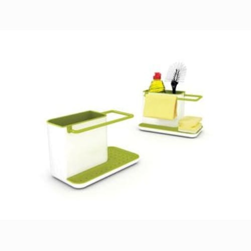Joseph Joseph Caddy Sink Drainer / Organiser White/Green