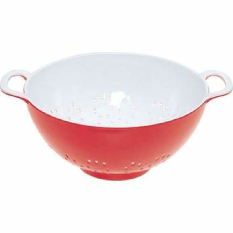 Kitchen Craft Colourworks Mini Colander 15cm Red Melamine