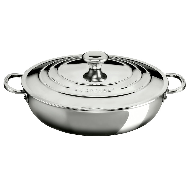 Le Creuset Signature Stainless Steel Shallow Casserole 30cm