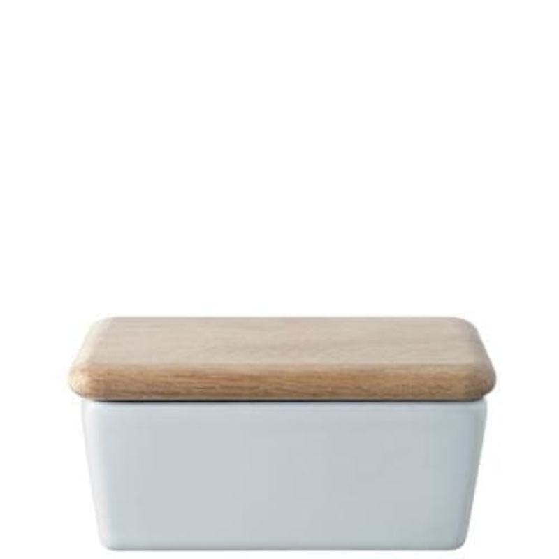 LSA Butter Dish with Wooden Lid (Giftboxed) P030-00-997