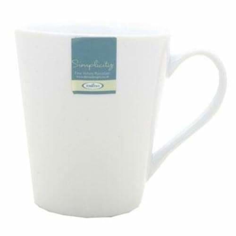 Simplicity Conical Mug White Porcelain 0110.011