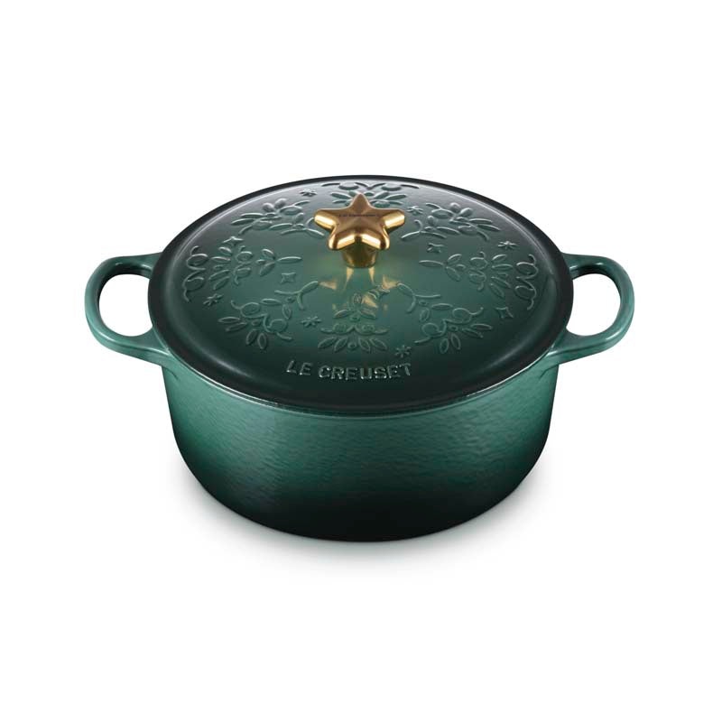 Le Creuset Cast Iron Noel Round Casserole 24cm