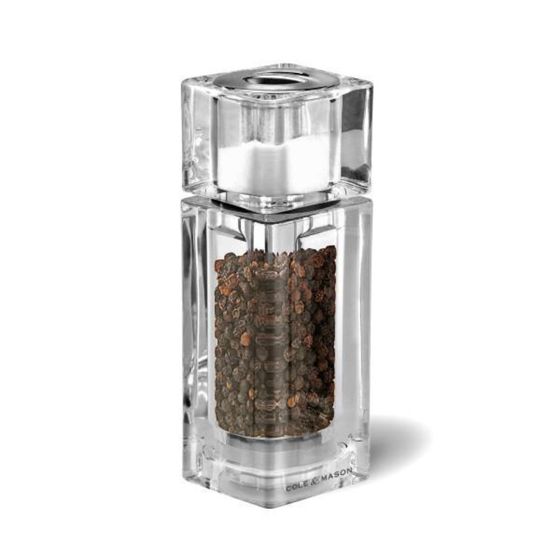 Cole & Mason Clear Acrylic Precision Combi Mill