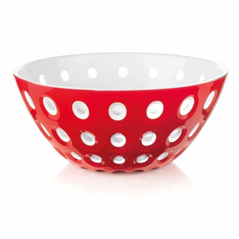 Guzzini - Le Murrine Bowl - Red/White - 25cm
