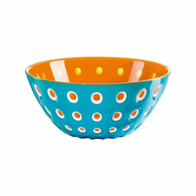 Guzzini - Le Murrine Bowl - Turquoise/Orange - 25cm