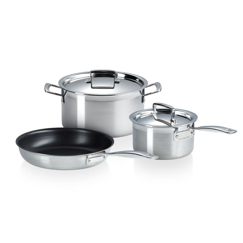 Le Creuset Black Friday 3 Ply 3 Piece Pan Set