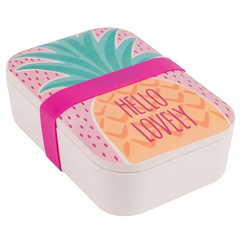 Pineapple Lovely Bamboo Eco Lunch Box
