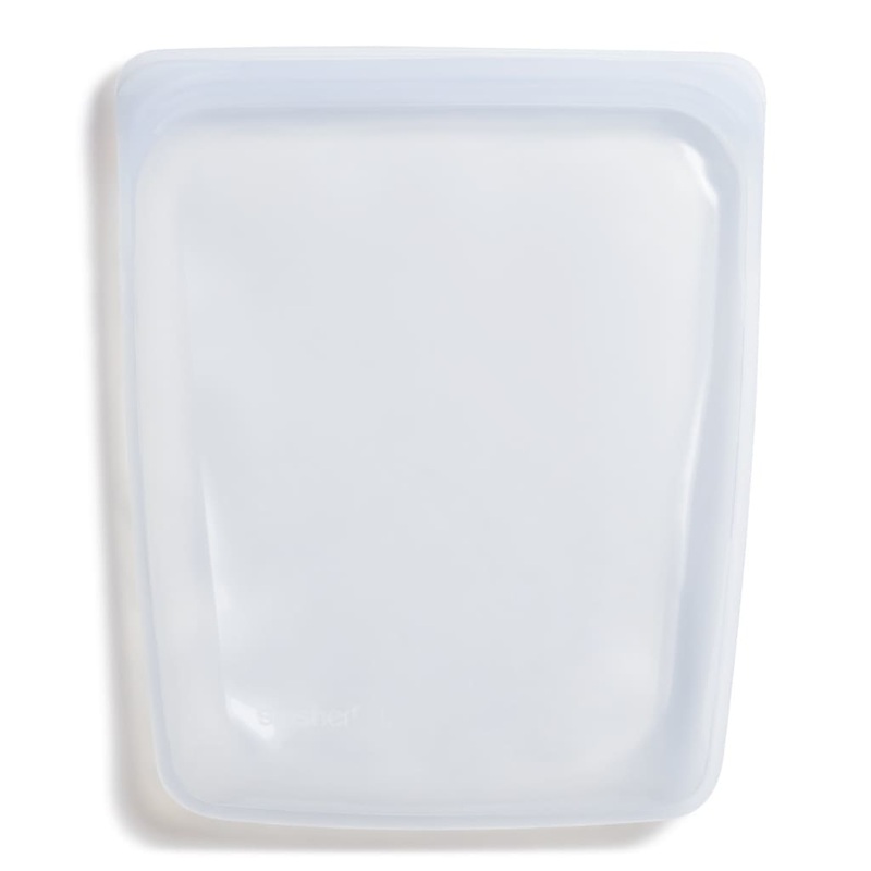 Stasher Reusable Silicone Half Gallon Bag (Large) - Clear