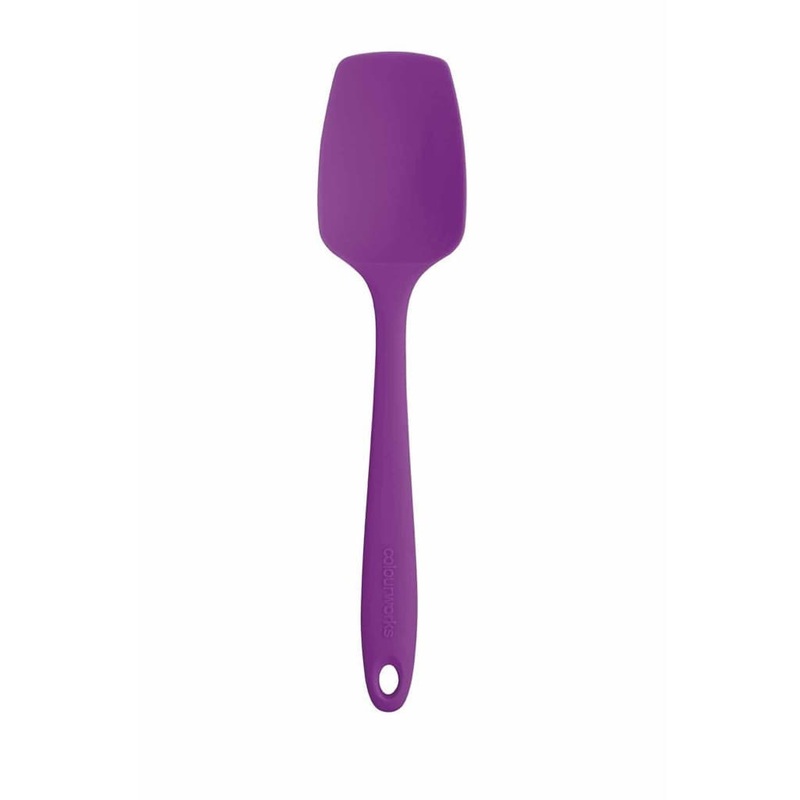 KitchenCraft Colourworks Mini Silicone Spoon Spatula (Assorted Colours)