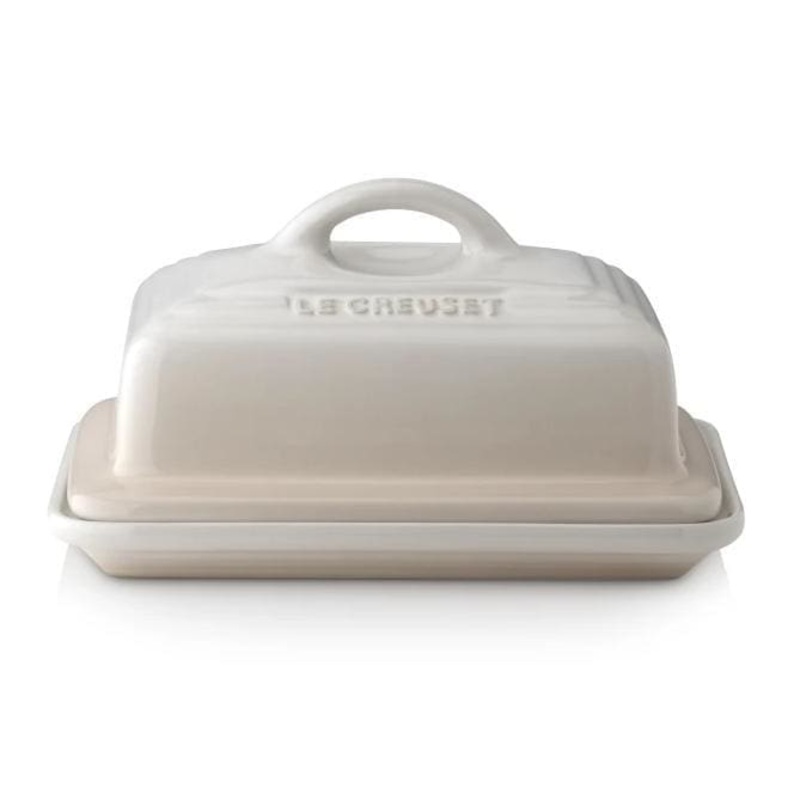 Le Creuset Stoneware Butter Dish Meringue