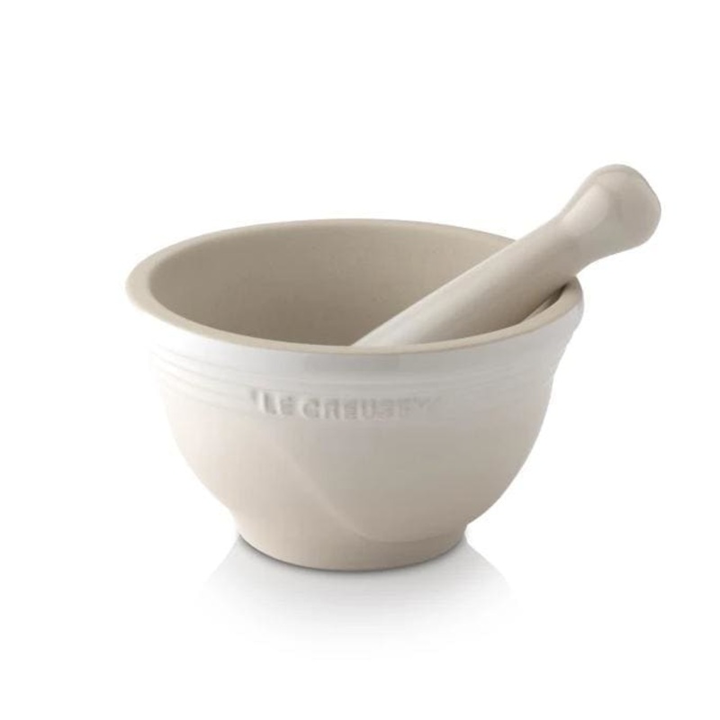Le Creuset Stoneware Pestle and Mortar Meringue