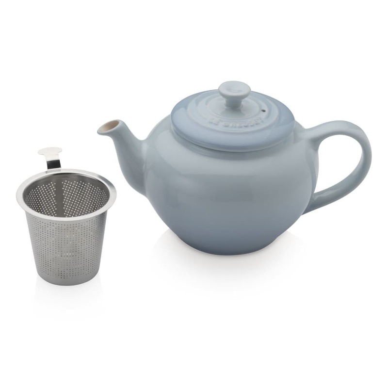 Le Creuset Stoneware Petite Teapot With Infuser Coastal Blue