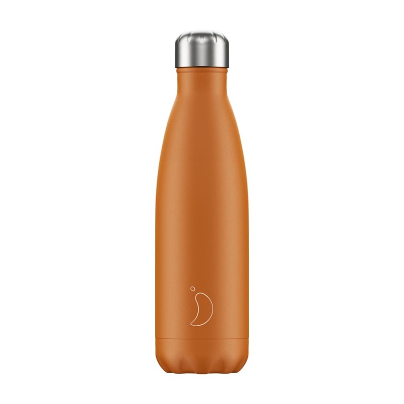 Chilly's Bottle Matte Burnt Orange 500ml