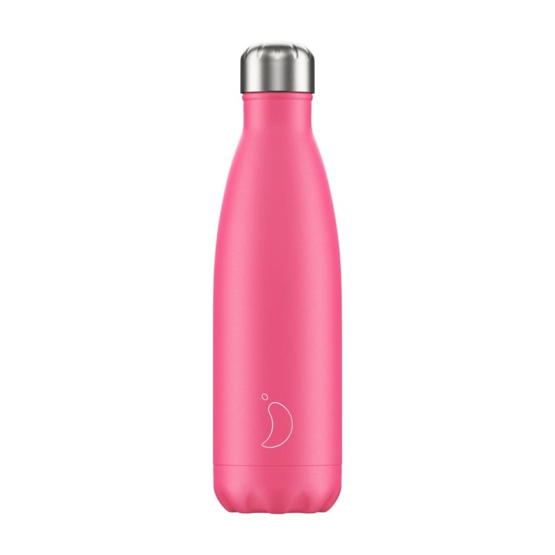Chilly's Bottle Neon Pink 500ml