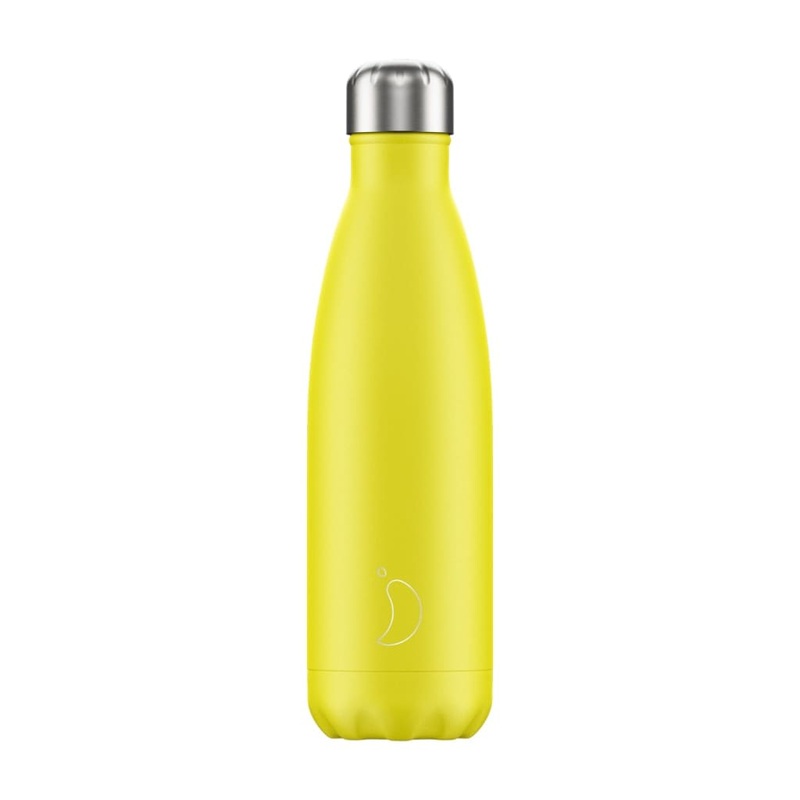Chilly's Bottle Neon Yellow 500ml