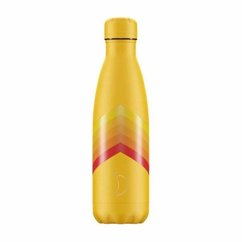 Chilly's Bottle Retro Yellow 500ml