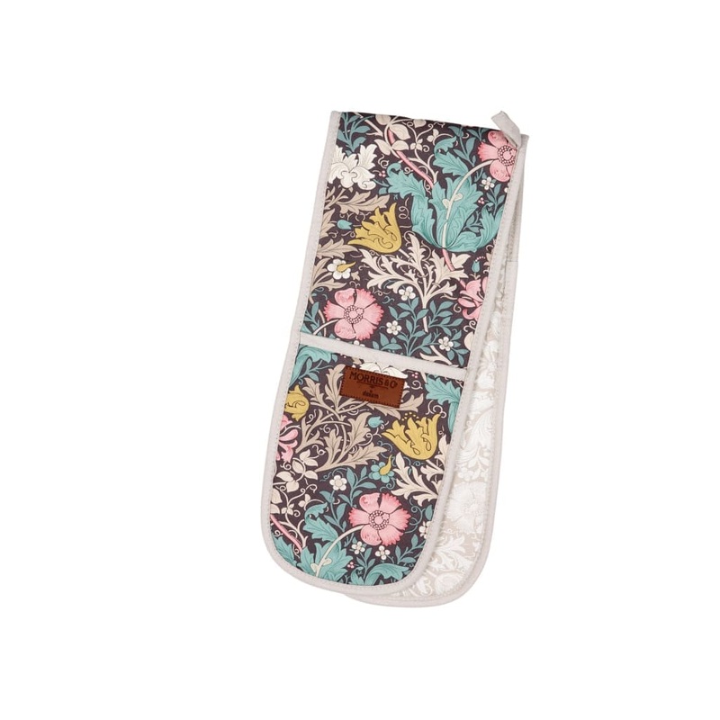 Dexam Morris & Co Compton Double Oven Glove, Jewel