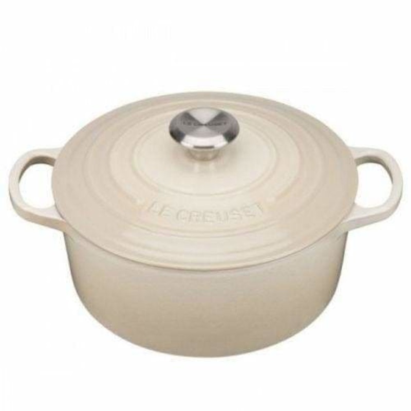 Le Creuset Signature Cast Iron Round Casserole Almond