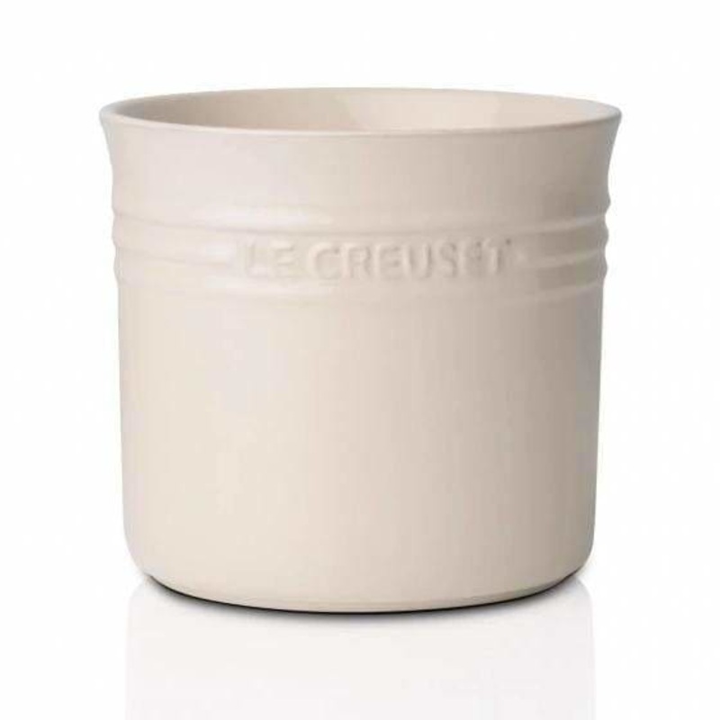 Le Creuset Stoneware Large Utensil Jar Almond
