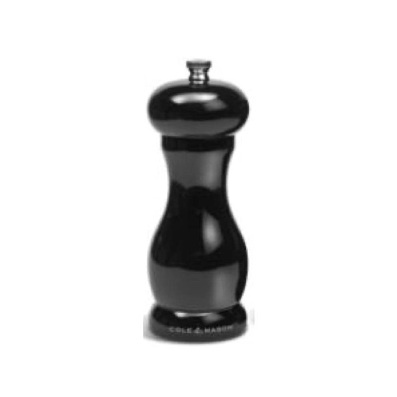 Cole & Mason Precision Black Gloss Oxford Salt Mill
