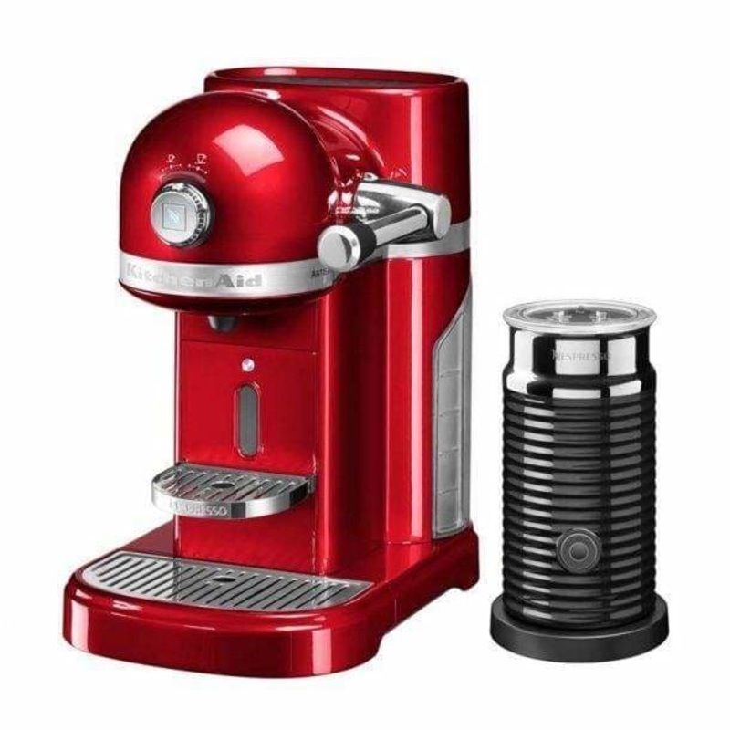 KitchenAid Artisan Nespresso with Aeroccino Candy Apple