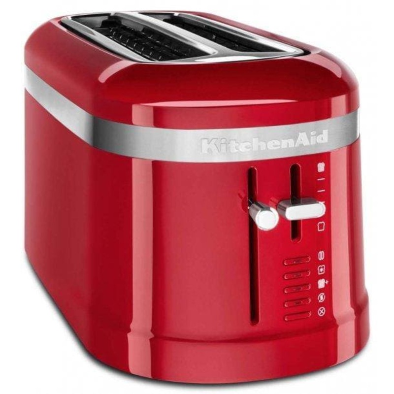 KitchenAid Design 4 Slot Long Slot Toaster Empire Red