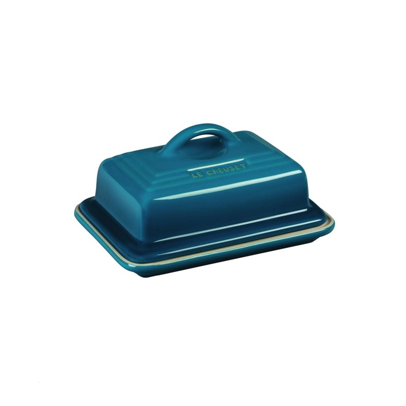 Le Creuset Stoneware Butter Dish Deep Teal