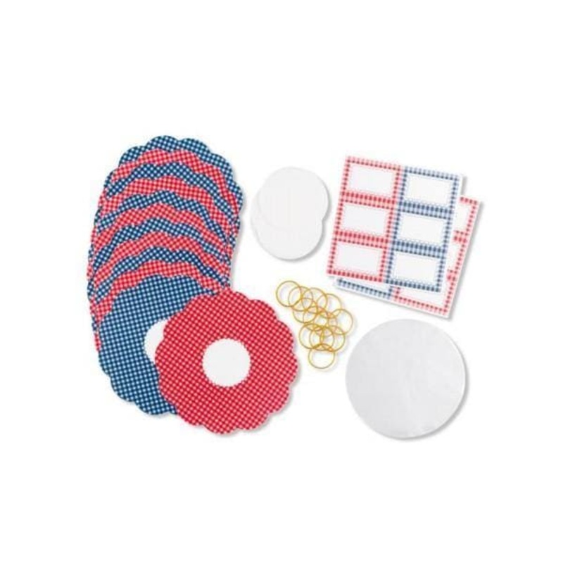 Tala Everyday Gingham Jam Pot Cover Set