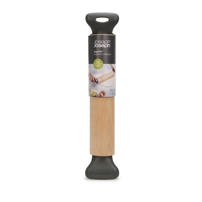 Joseph Joseph Grip-Pin Ergonomic Rolling Pin - Grey