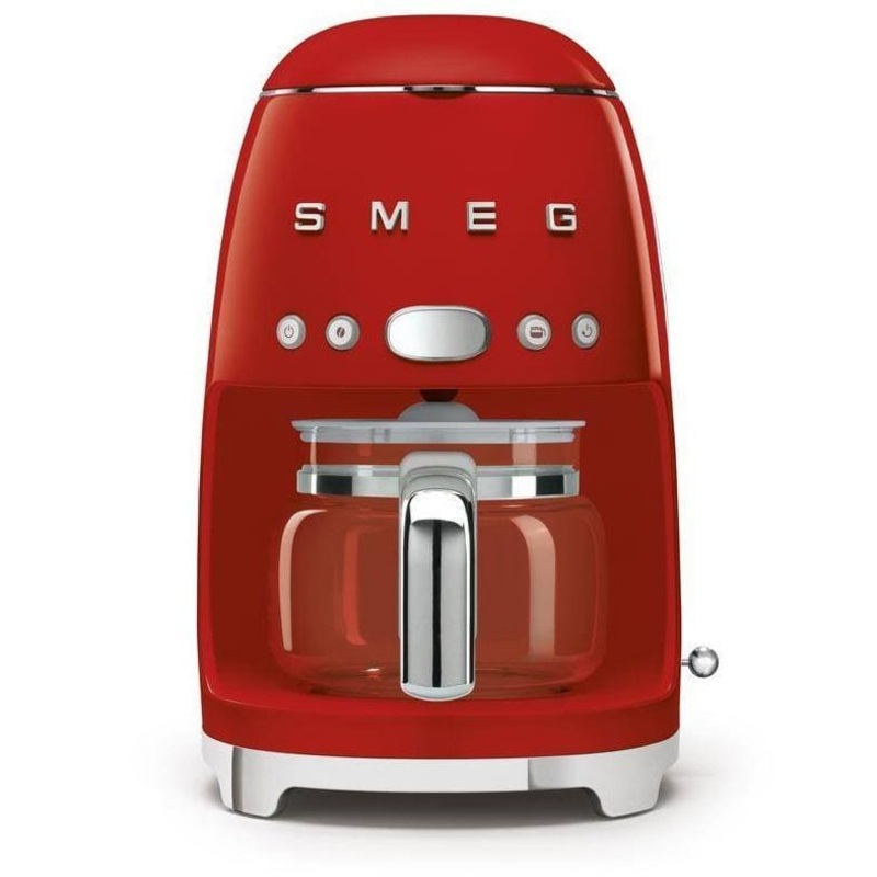 Smeg Drip Coffee Machine Red