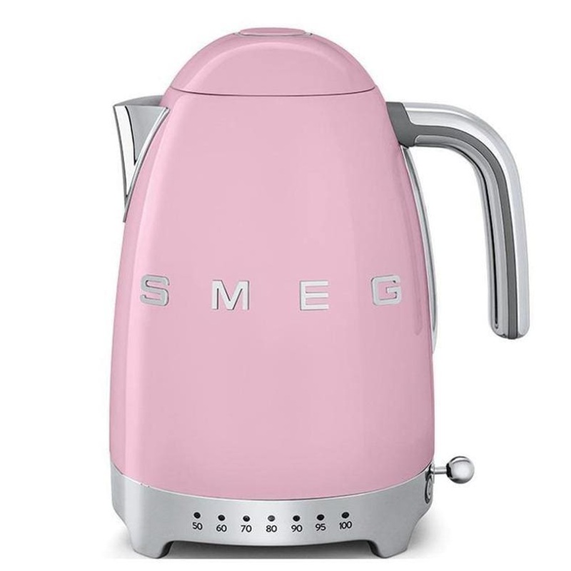 Smeg Jug Kettle 1.7L Variable Temperature Pink