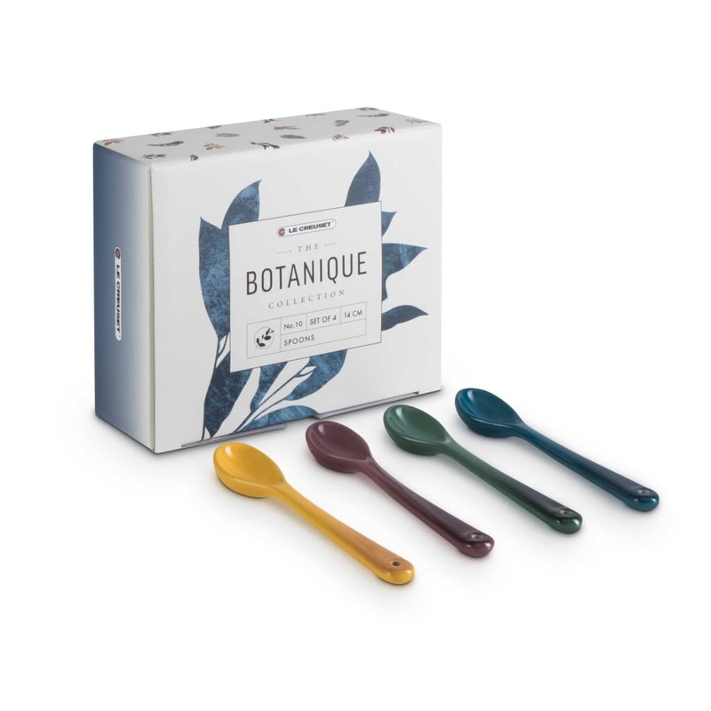 Le Creuset Botanique 14cm Spoons Assorted Colours - Box of 4