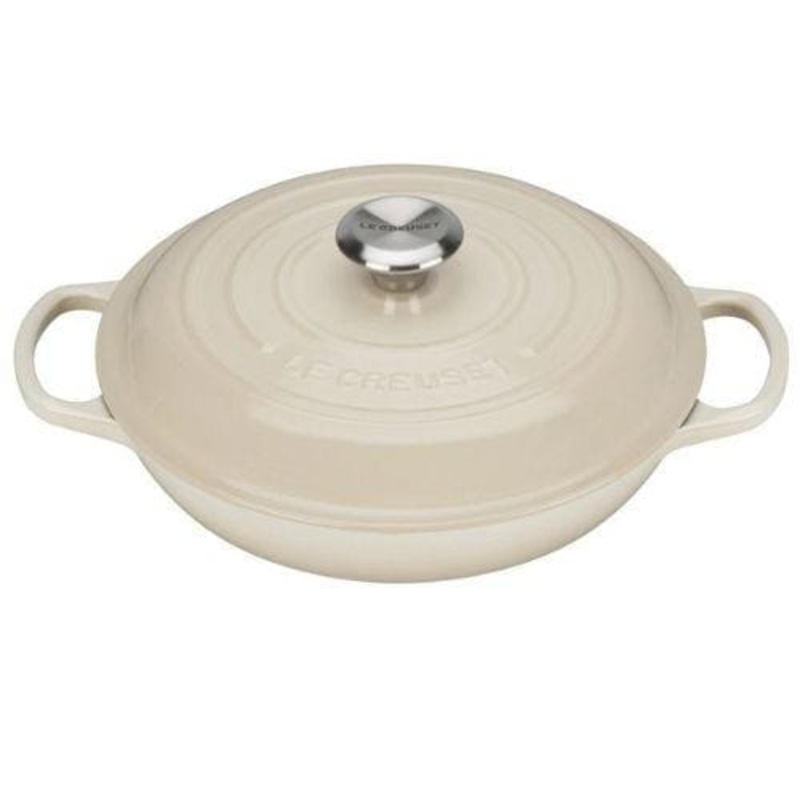 Le Creuset Signature Cast Iron Shallow Casserole Almond
