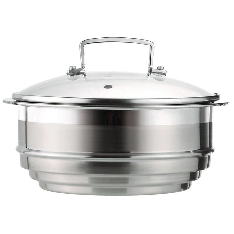 Le Creuset 3-Ply Stainless Steel Multi Steamer with Glass Lid