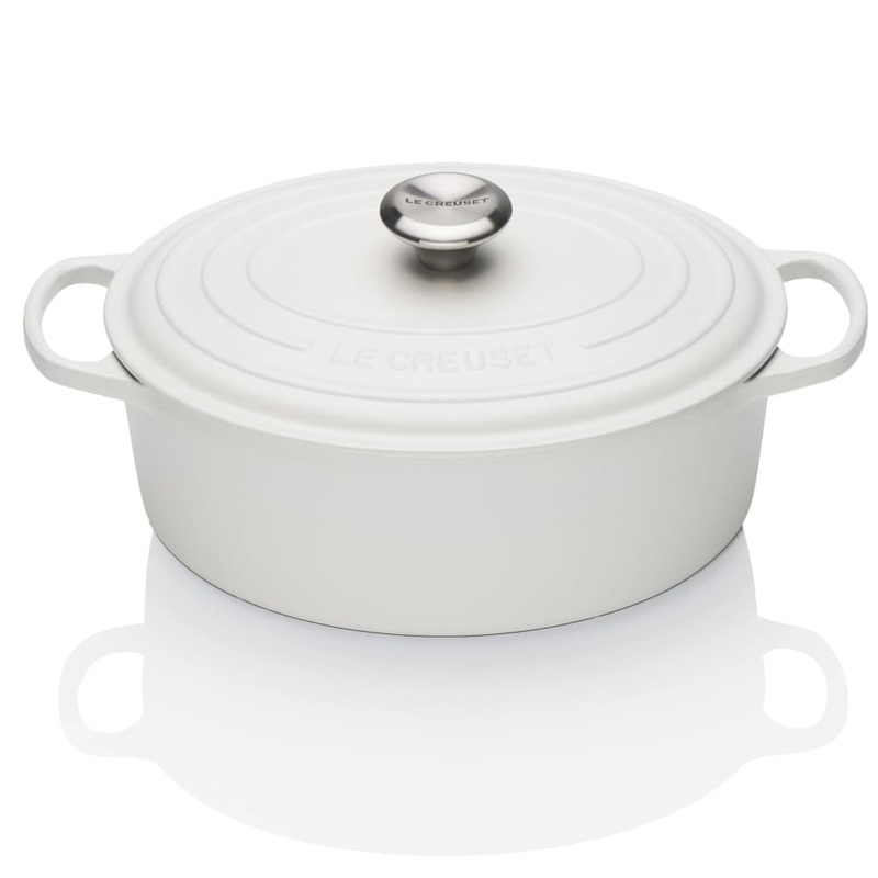 Le Creuset Signature Cast Iron Oval Casserole Cotton (DISC)