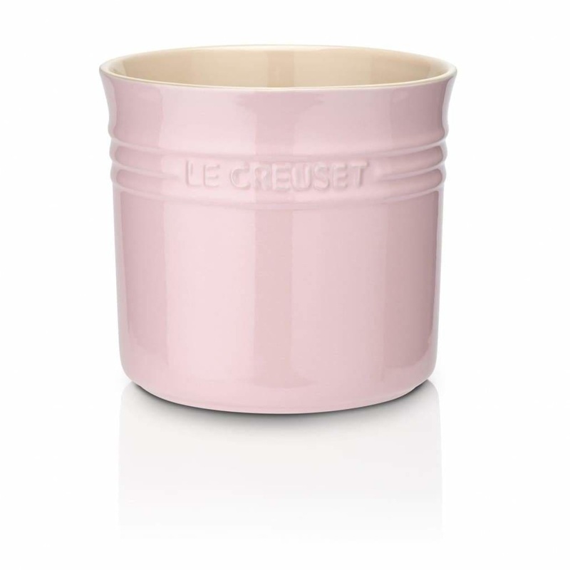 Le Creuset Stoneware Large Utensil Jar Chiffon Pink