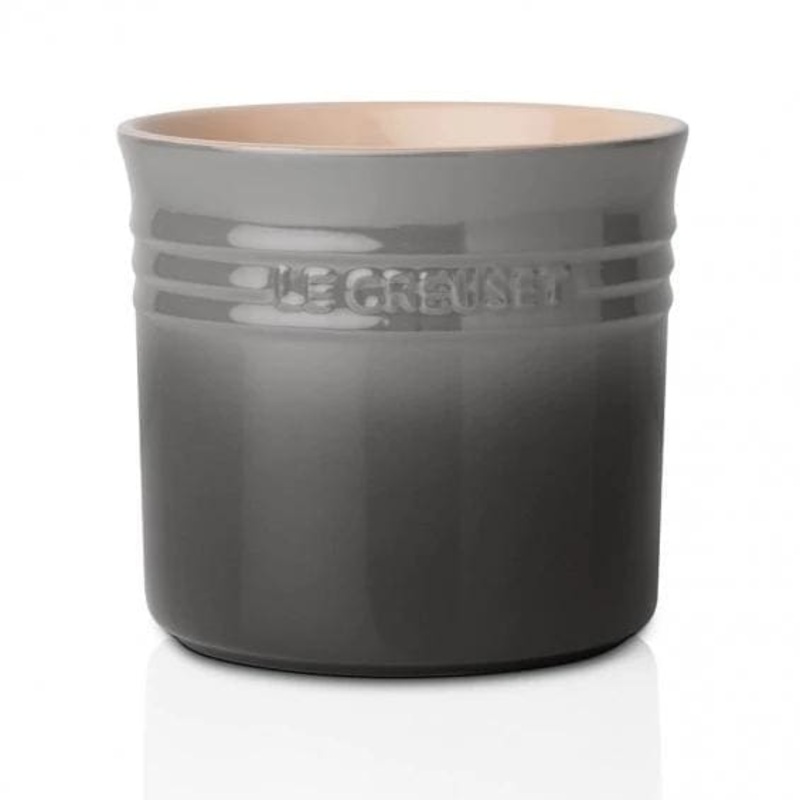 Le Creuset Stoneware Large Utensil Jar Flint
